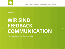 Tablet Screenshot of feedback-communication.de